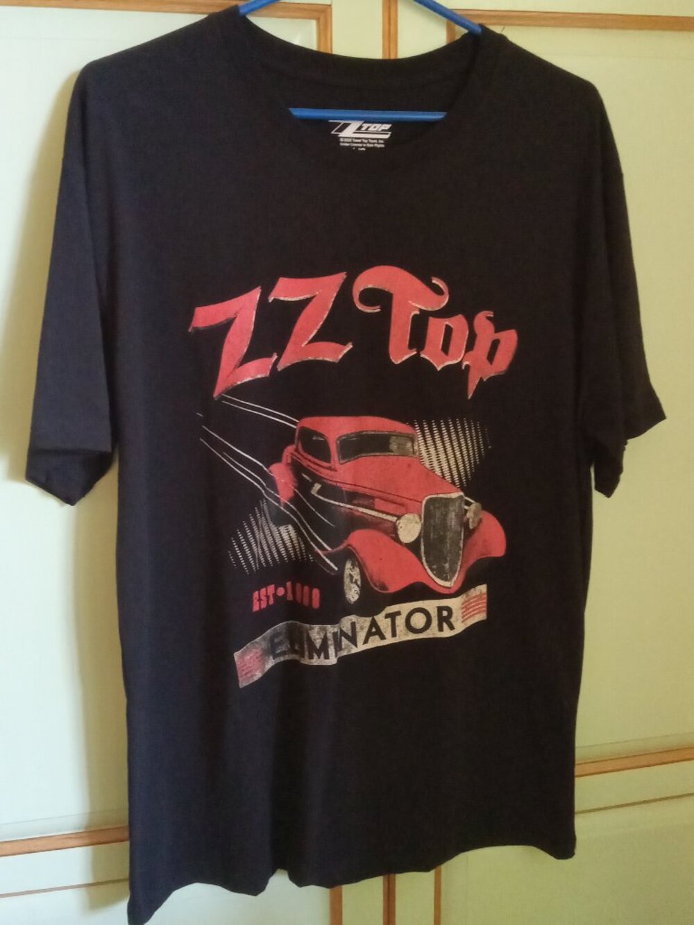ZZ TOP ELIMINATOR TEESHIRT SIZE L BRAND NEW